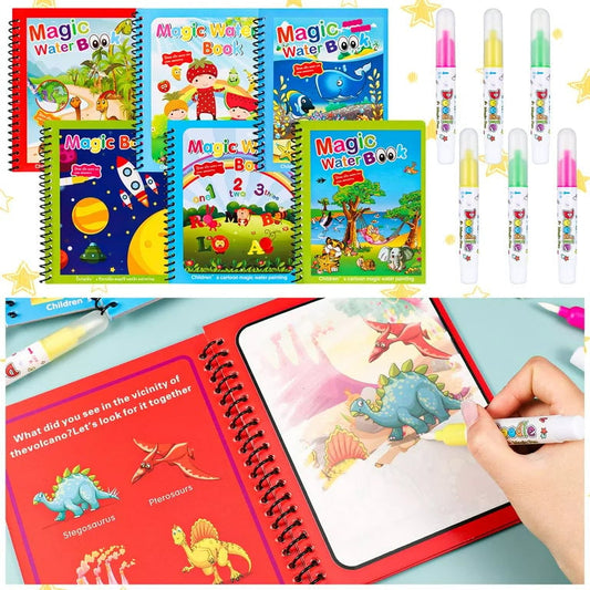 Loot Phoot™ Magic Water Color Painting Book with Pen Loot Phoot™