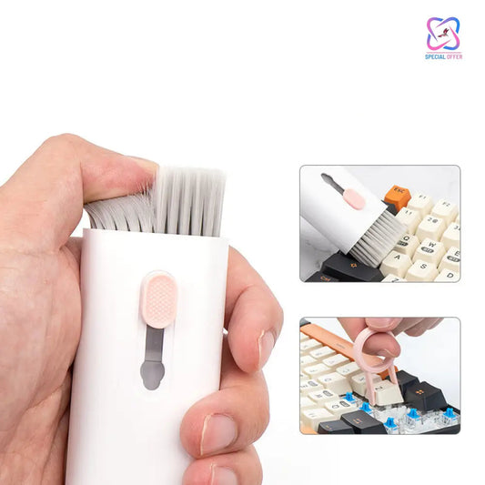 Loot Phoot™ 7 in 1 Computer Keyboard Cleaner Brush Kit Earphone Cleaning Loot Phoot™