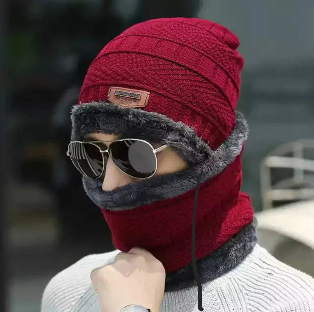 Loot Phoot™ High Quailty Super Wool Cap with Neck Warmer set Loot Phoot™