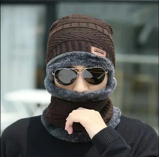 Loot Phoot™ High Quailty Super Wool Cap with Neck Warmer set Loot Phoot™