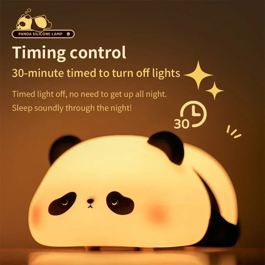 Loot Phoot™ Cute Panda Character Silicone Lamp Loot Phoot™
