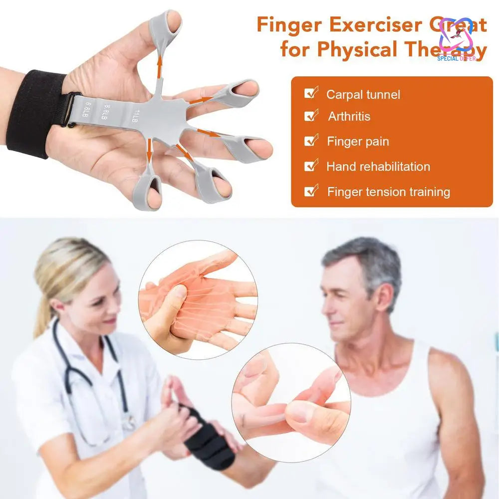 Loot Phoot™ Finger Gripper, Resistant Finger Exerciser Loot Phoot™