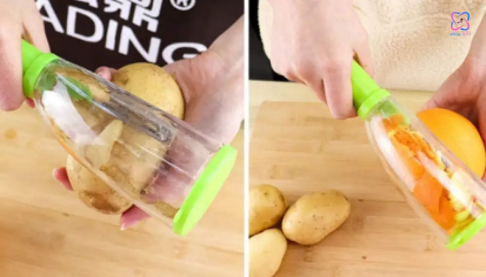 Loot Phoot™ Fruit And Vegetable Peeler with Container Loot Phoot™