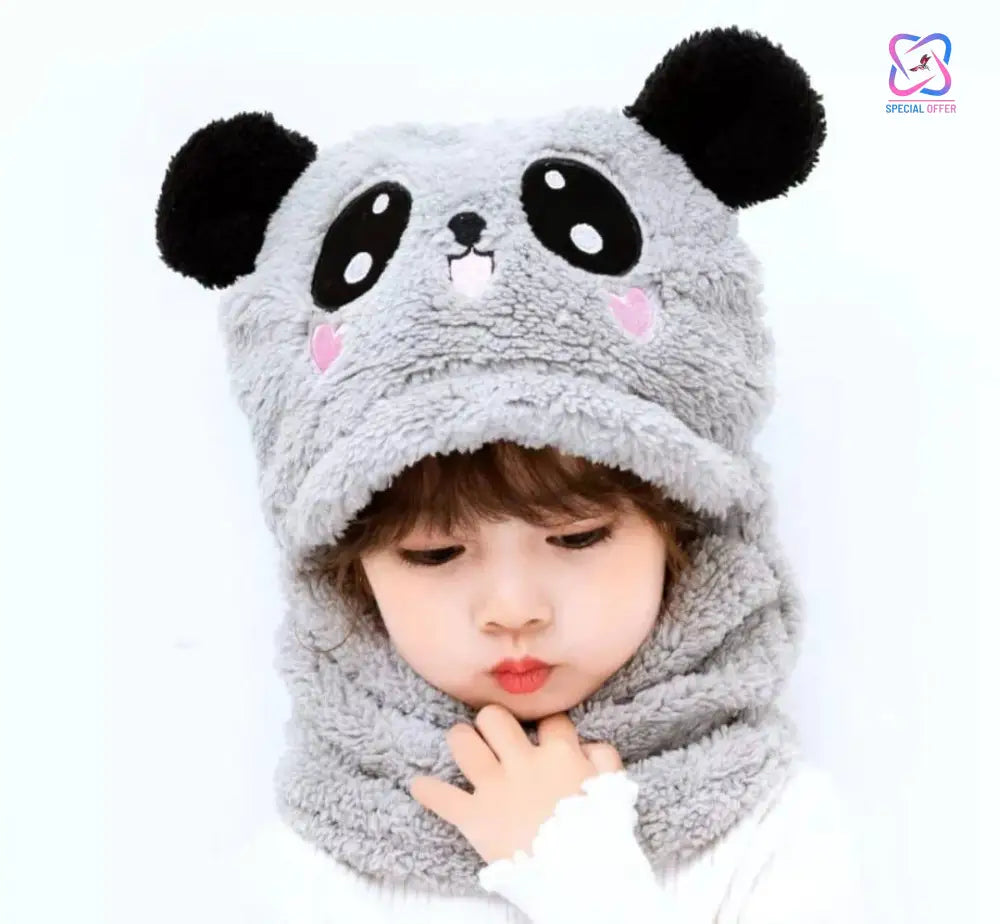 kids panda wool cap. (Delivery Free)