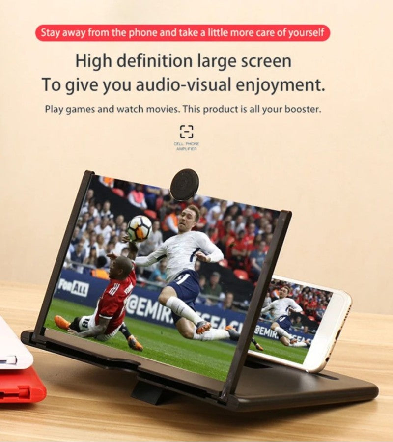 Loot Phoot™ 3D Mobile Phone Screen Magnifier HD Video Amplifier Stand Loot Phoot™