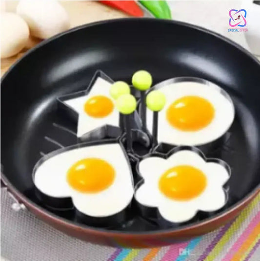 Loot Phoot™ Pack of 4 Stainless Steel Egg Shaper Loot Phoot™