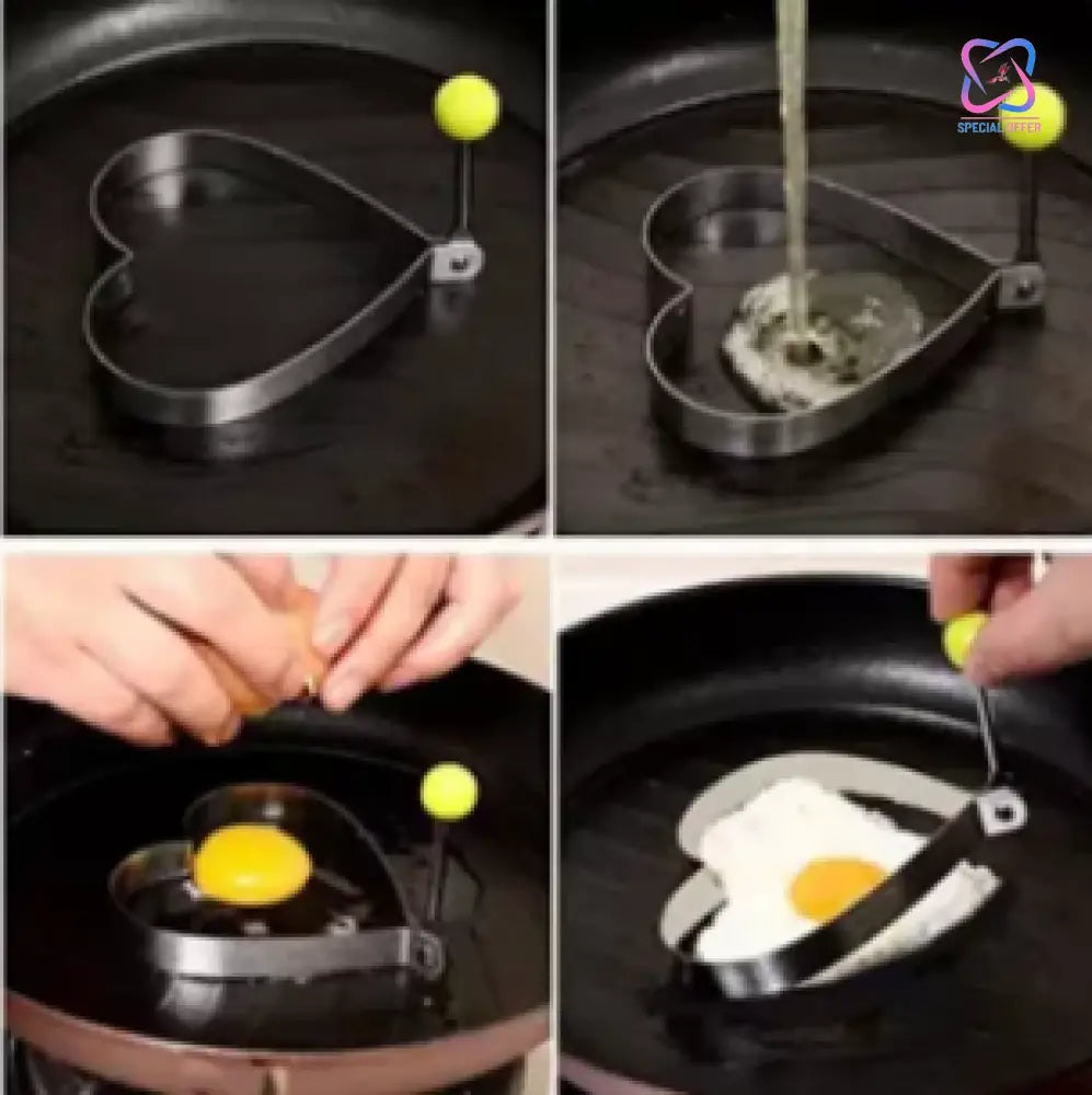 Loot Phoot™ Pack of 4 Stainless Steel Egg Shaper Loot Phoot™