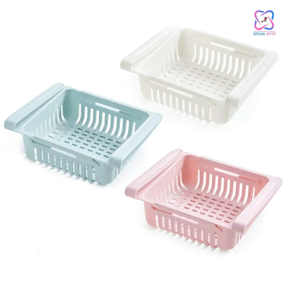 Loot Phoot™ PACK OFF 2 Fridge Drawer Basket Loot Phoot™