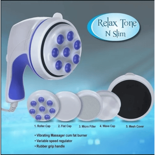 Relax and Spin Tone Massager - 5 in 1 Full Body Massager