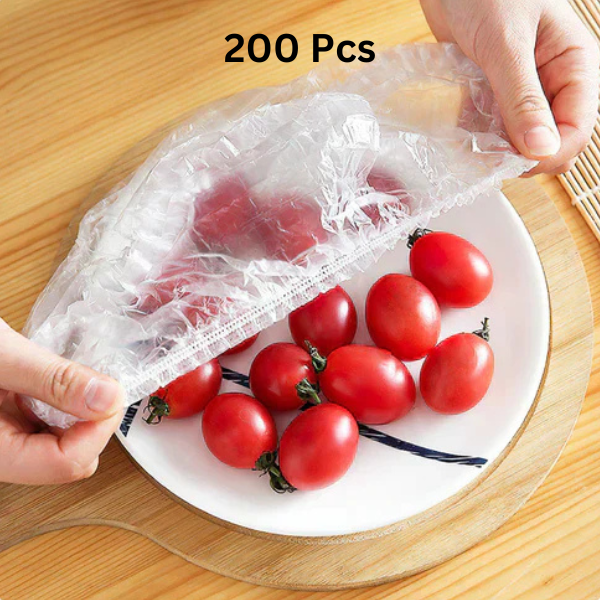 Reusable Elastic Stretch Wrap Food Covers