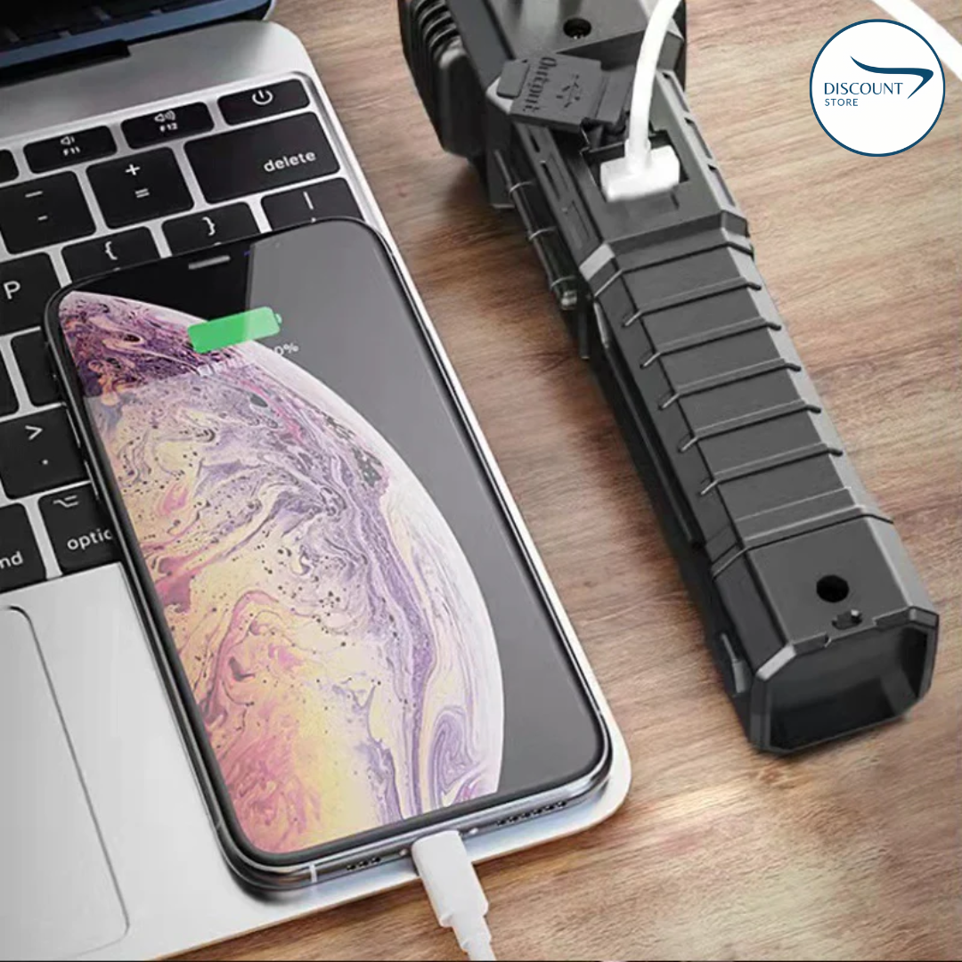 Loot Phoot™ Multifunctional LED Torch Light With Powerbank - (IMPORTED) Loot Phoot™