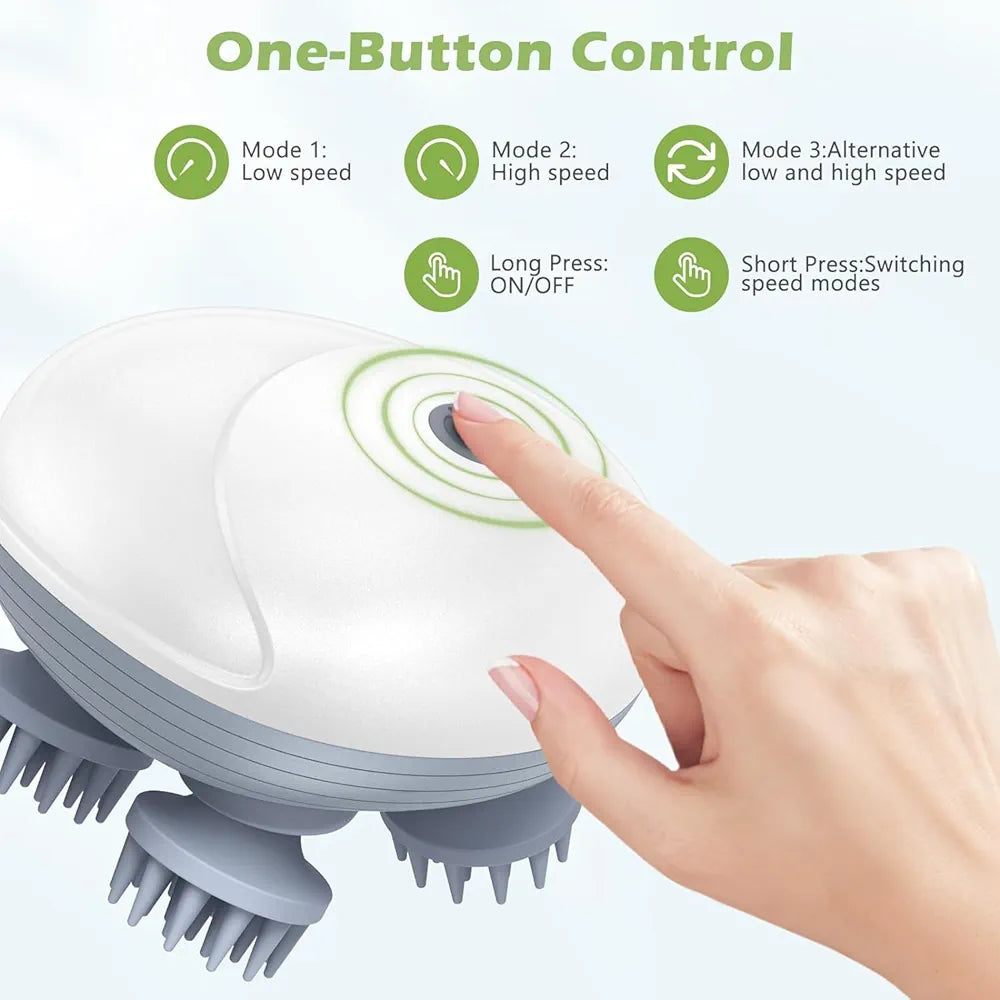 Electric Smart Scalp Massager, Hair Growth & Head Massager