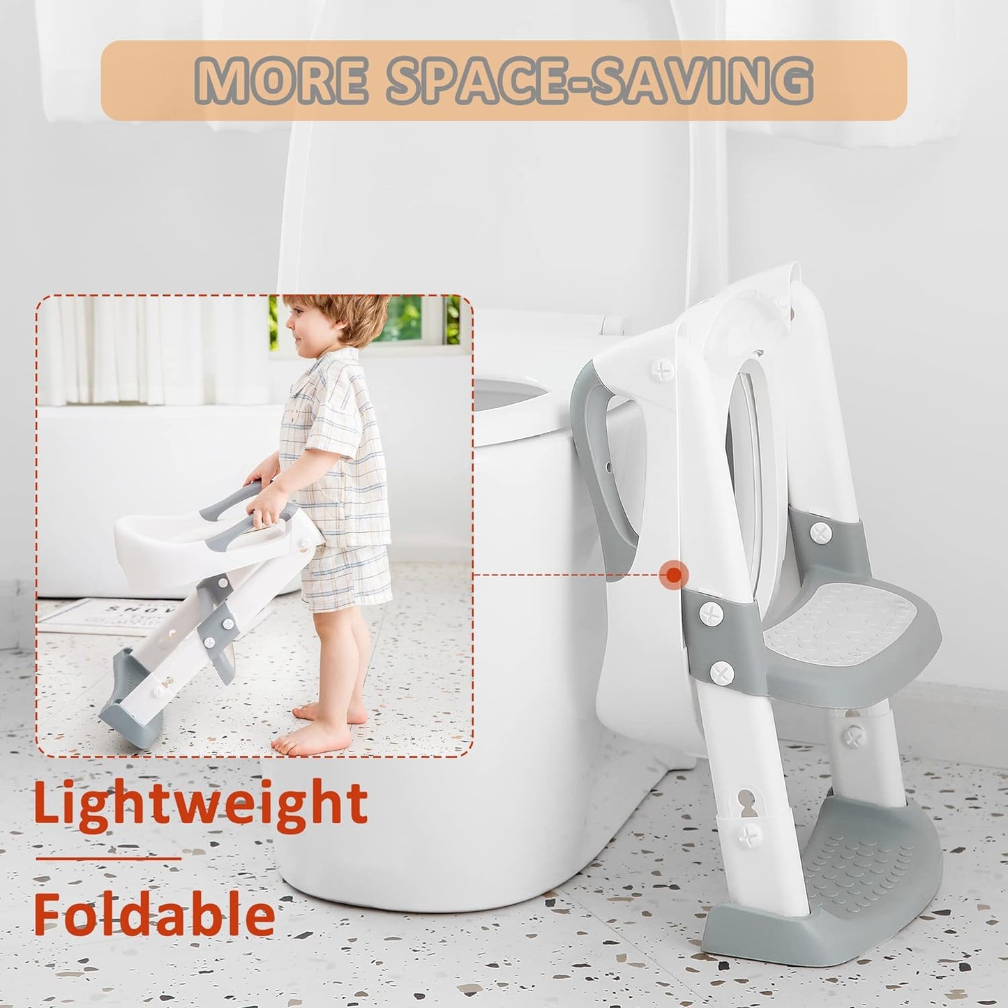Loot Phoot™ Toilet Potty Training Seat with Step Stool Ladder Loot Phoot™