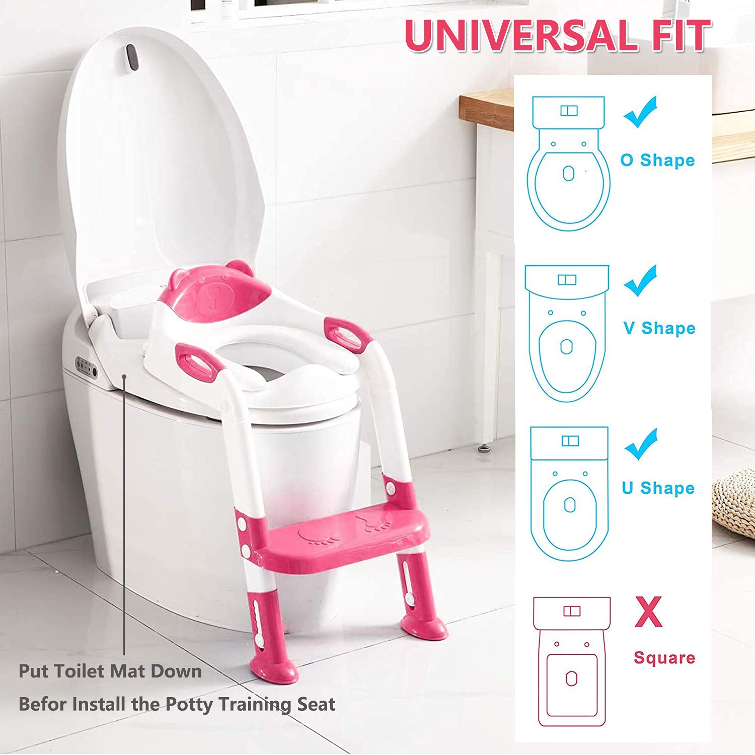 Loot Phoot™ Toilet Potty Training Seat with Step Stool Ladder Loot Phoot™