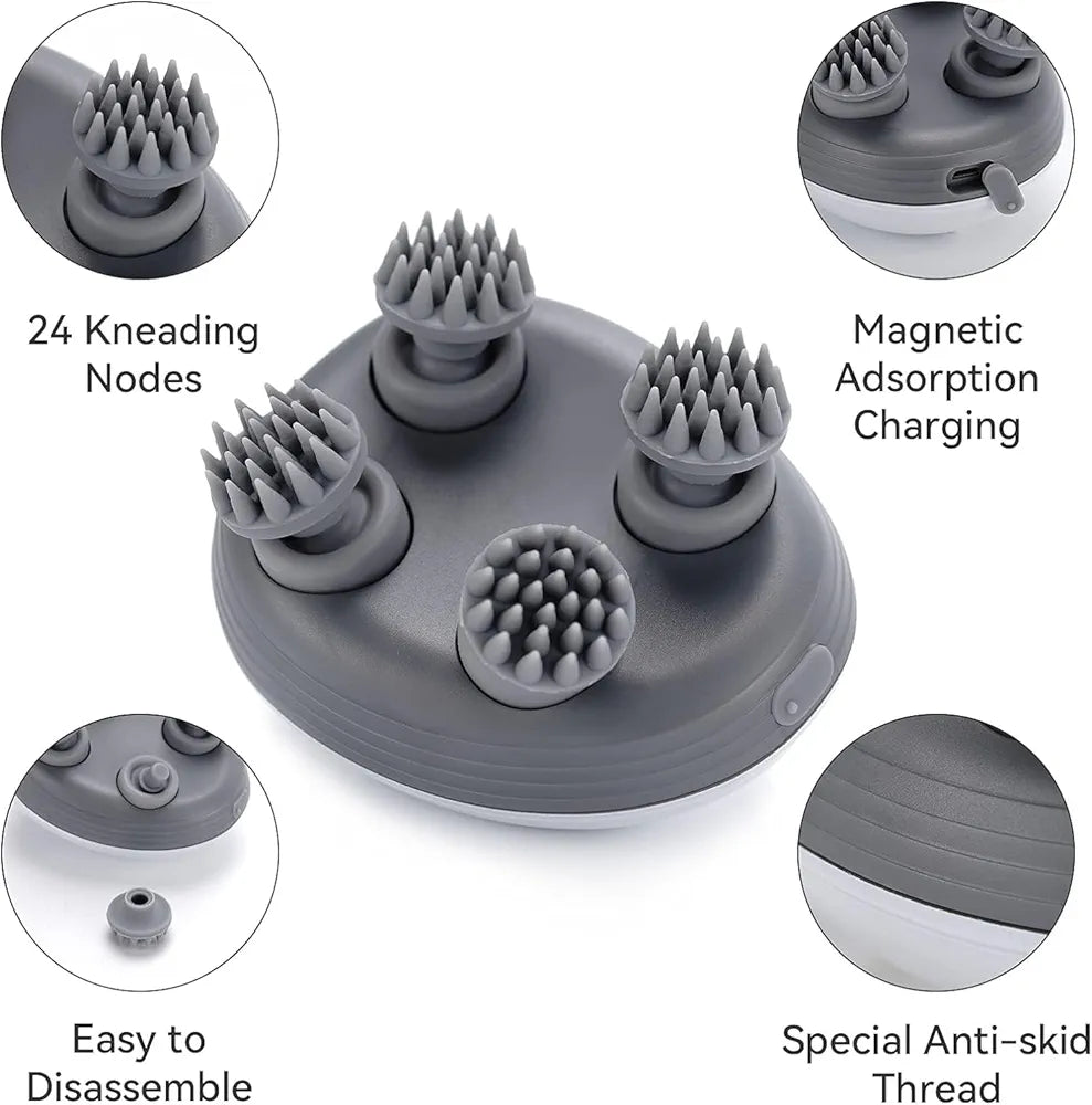 Electric Smart Scalp Massager, Hair Growth & Head Massager