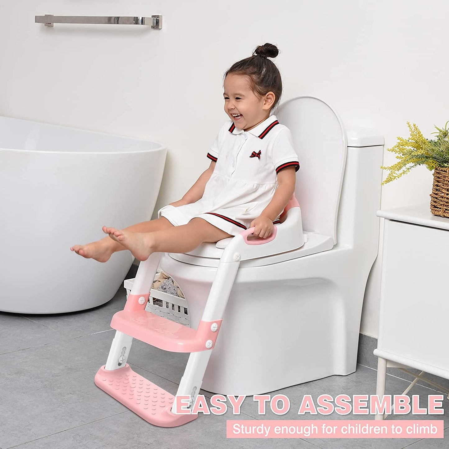 Loot Phoot™ Toilet Potty Training Seat with Step Stool Ladder Loot Phoot™