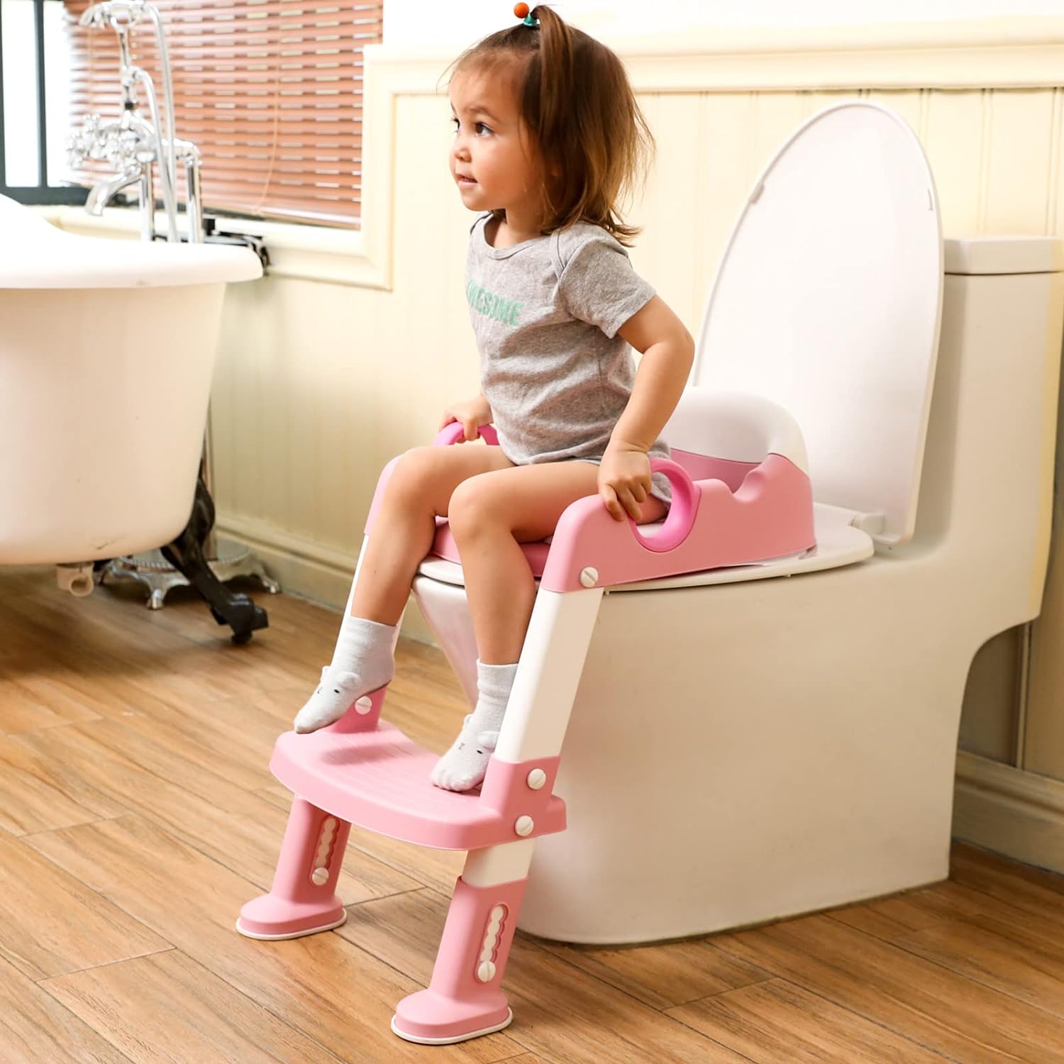 Loot Phoot™ Toilet Potty Training Seat with Step Stool Ladder Loot Phoot™