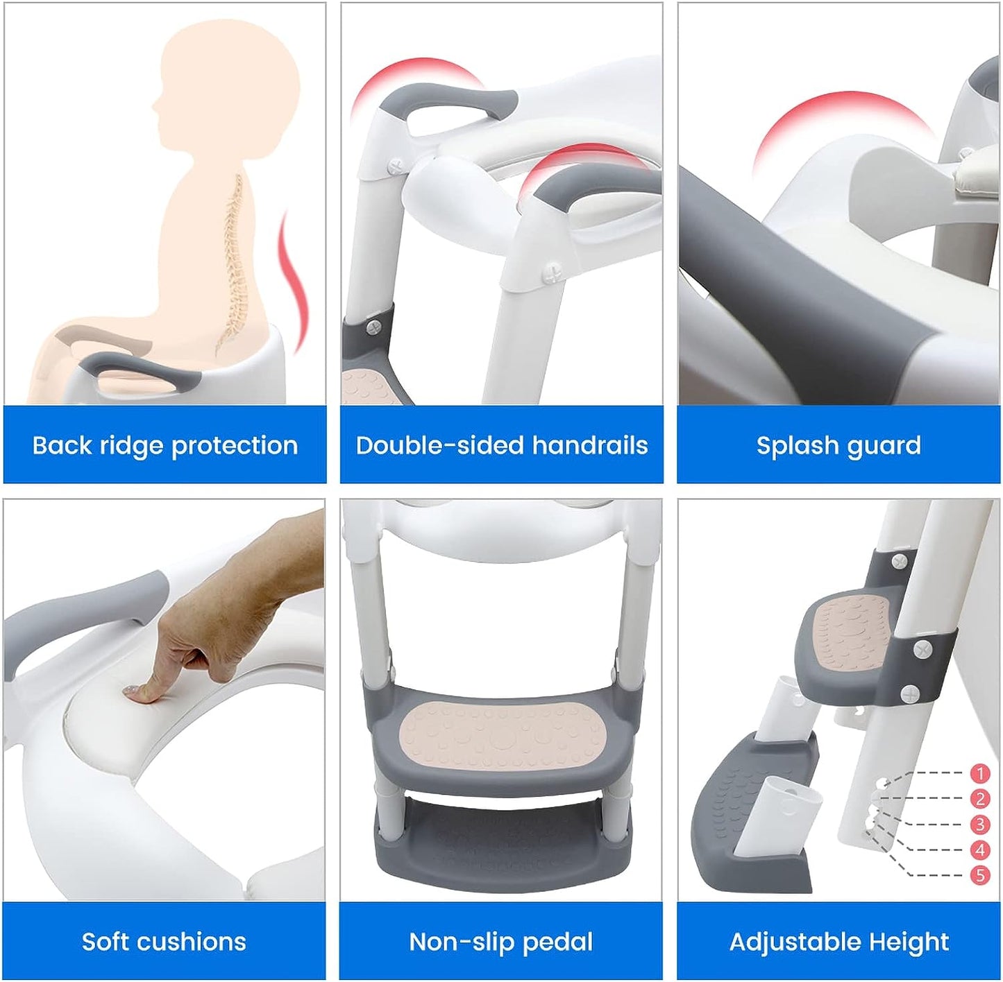 Loot Phoot™ Toilet Potty Training Seat with Step Stool Ladder Loot Phoot™