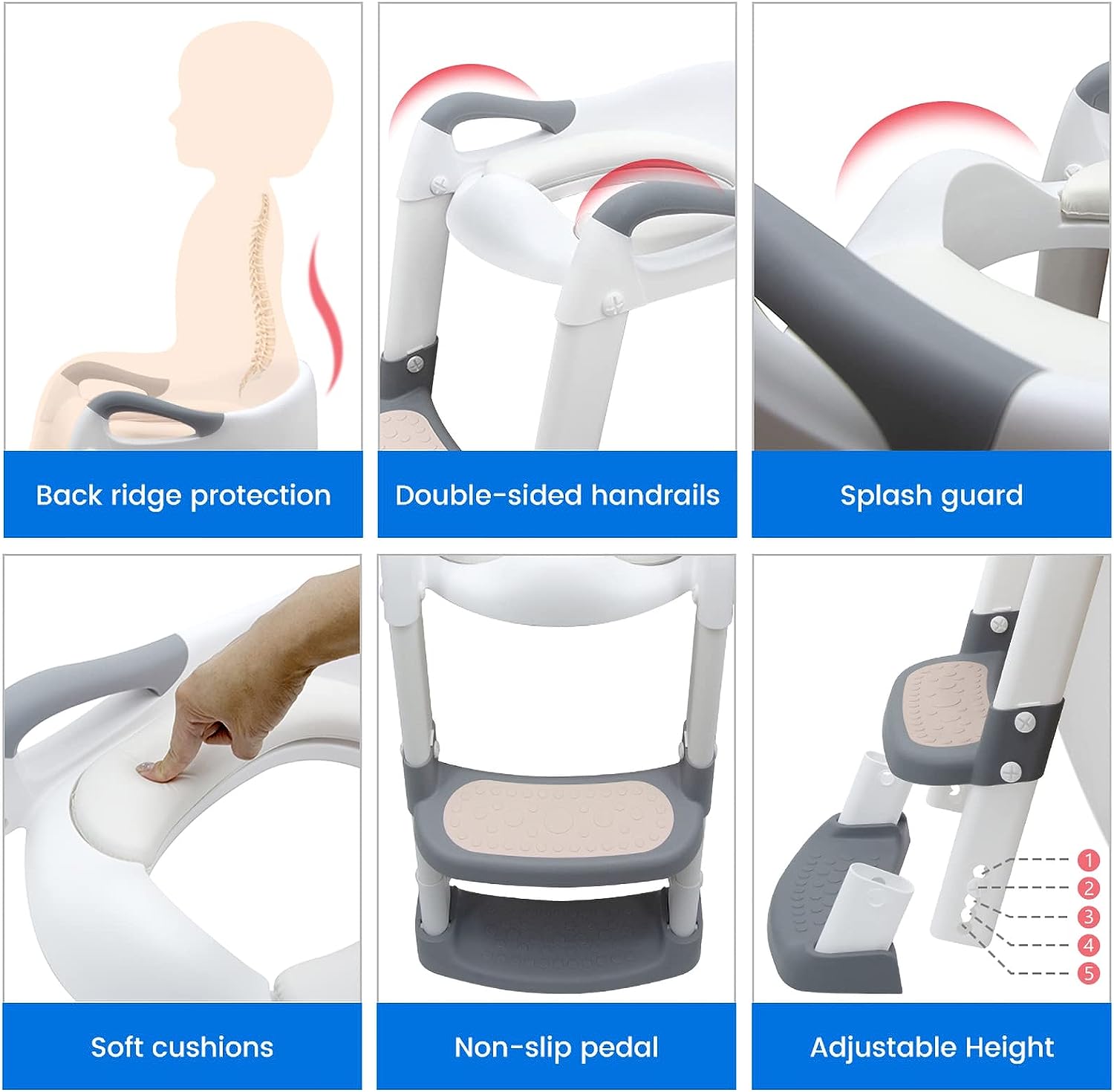 Loot Phoot™ Toilet Potty Training Seat with Step Stool Ladder Loot Phoot™