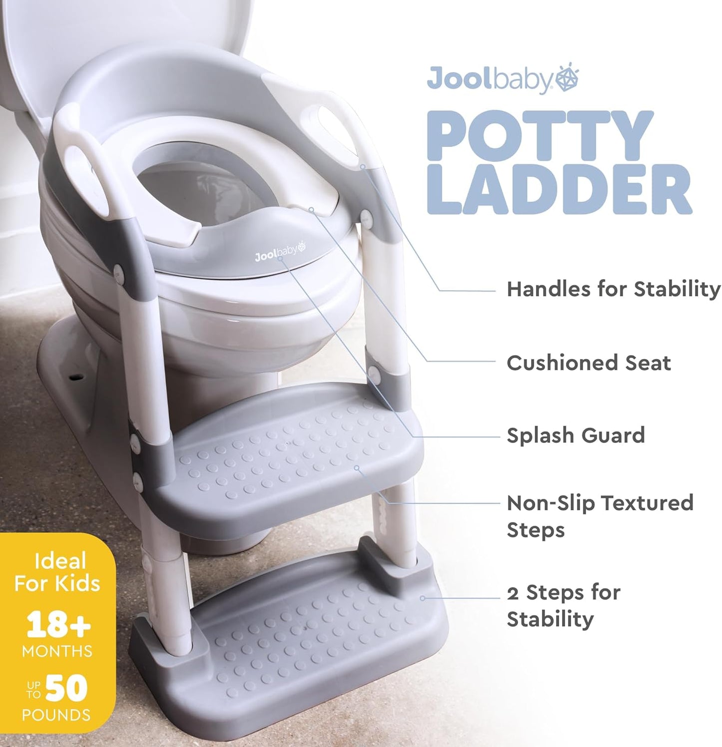 Loot Phoot™ Toilet Potty Training Seat with Step Stool Ladder Loot Phoot™