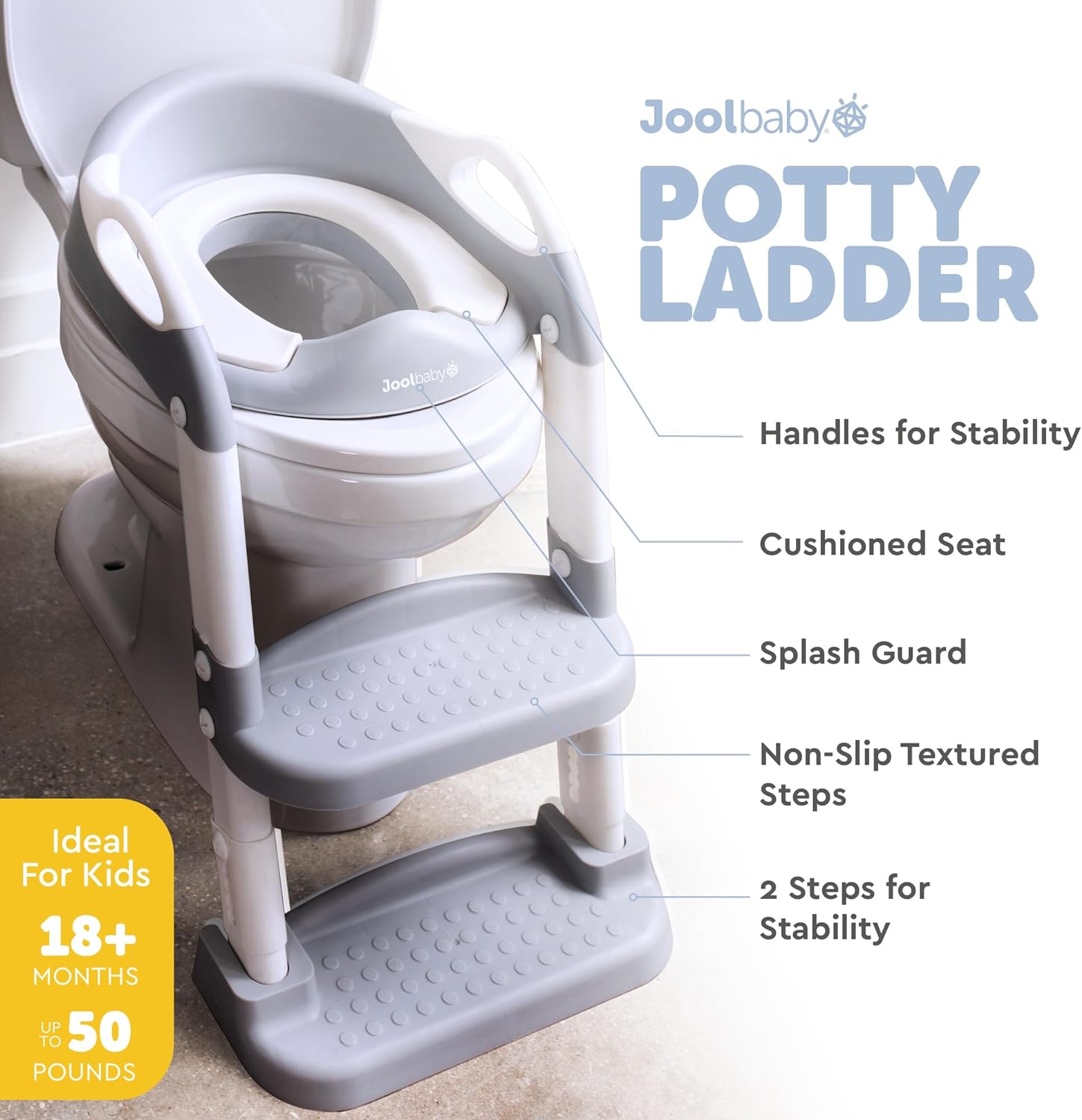 Loot Phoot™ Toilet Potty Training Seat with Step Stool Ladder Loot Phoot™