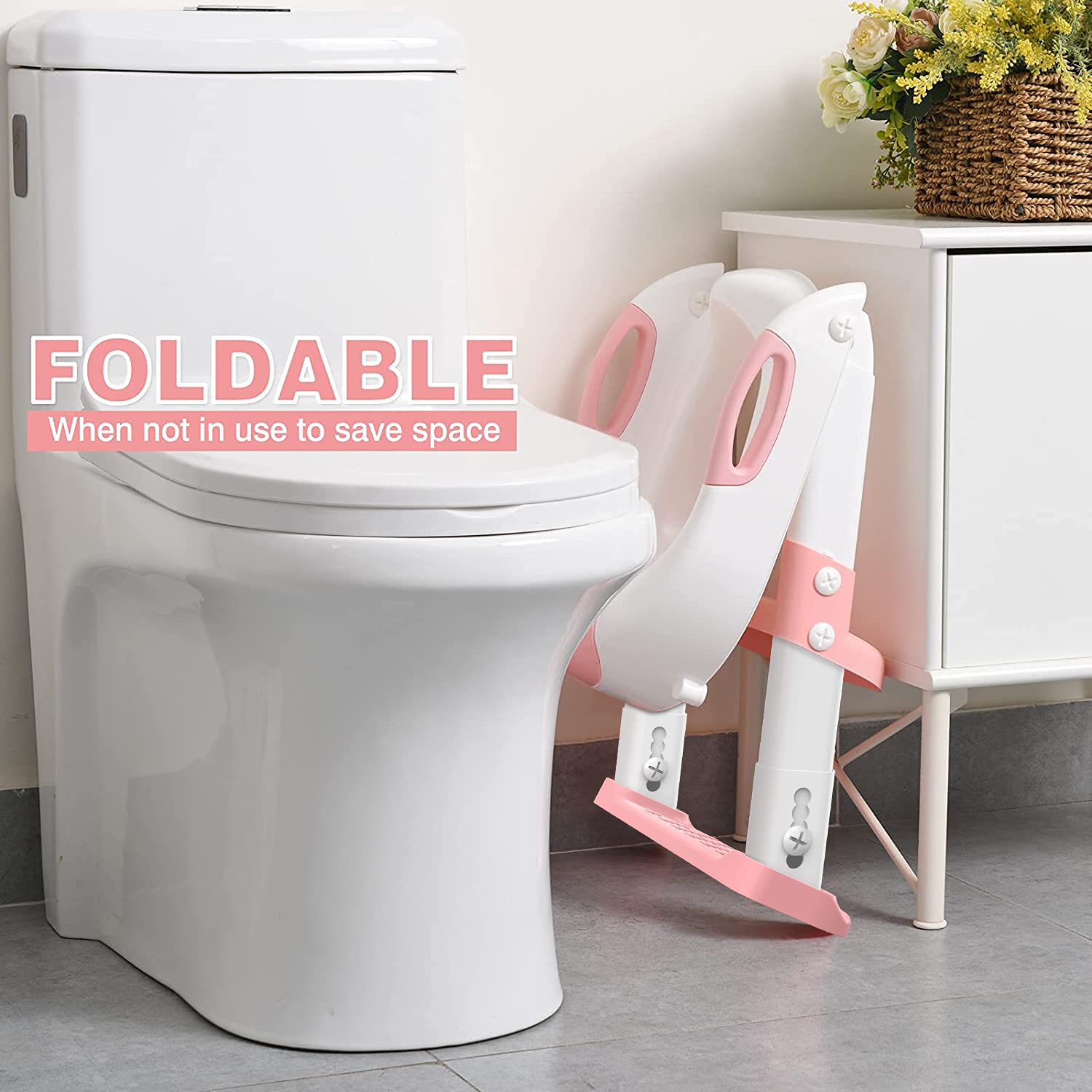 Loot Phoot™ Toilet Potty Training Seat with Step Stool Ladder Loot Phoot™