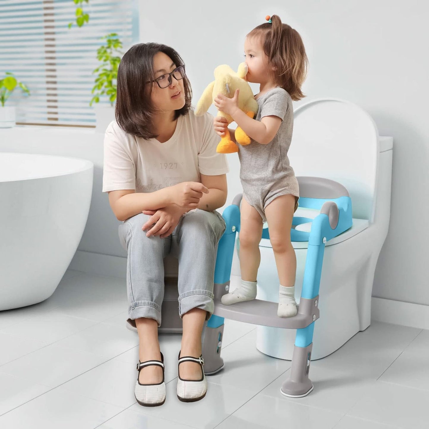 Loot Phoot™ Toilet Potty Training Seat with Step Stool Ladder Loot Phoot™