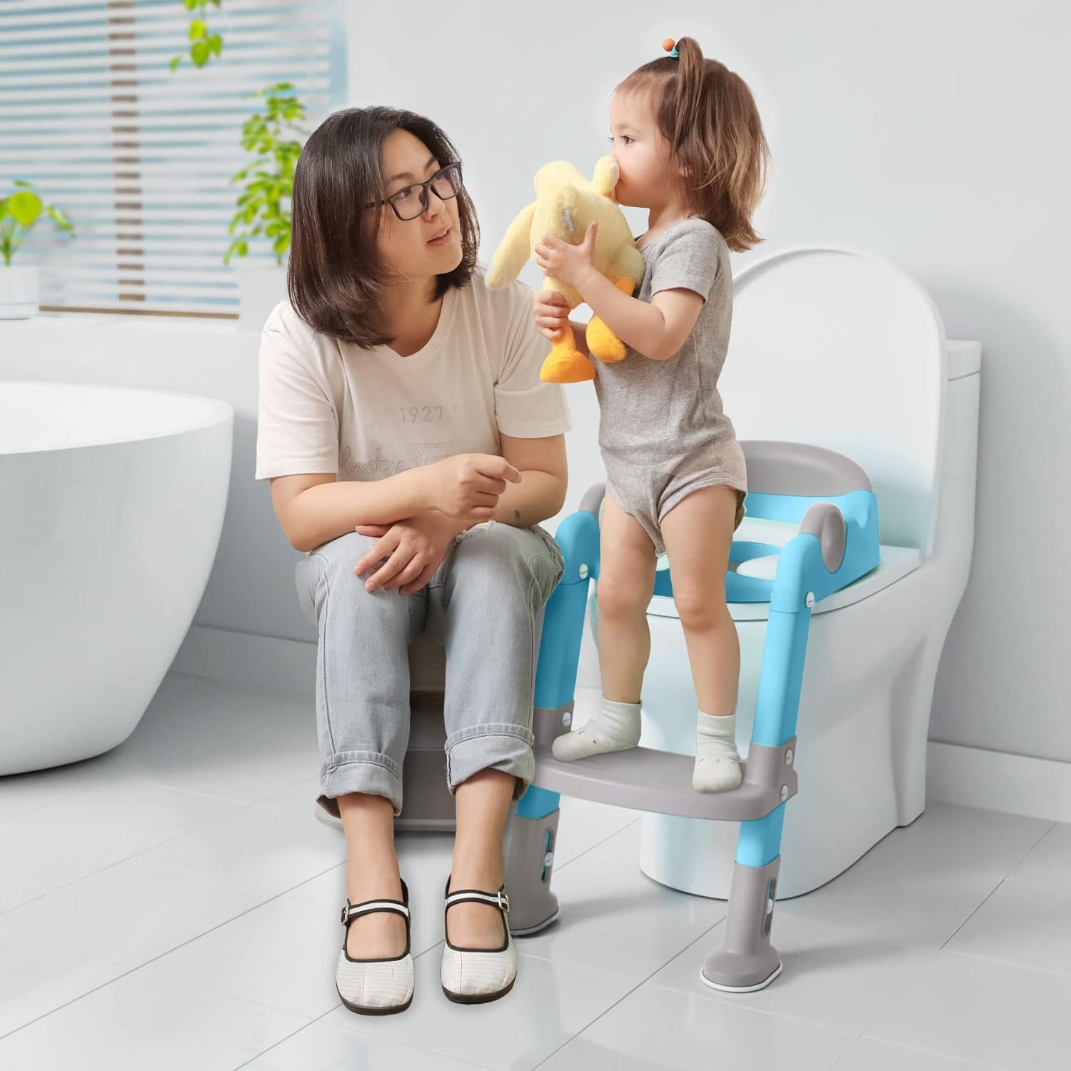 Loot Phoot™ Toilet Potty Training Seat with Step Stool Ladder Loot Phoot™