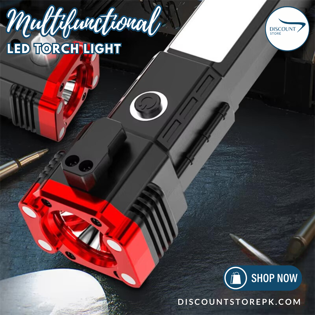 Loot Phoot™ Multifunctional LED Torch Light With Powerbank - (IMPORTED) Loot Phoot™
