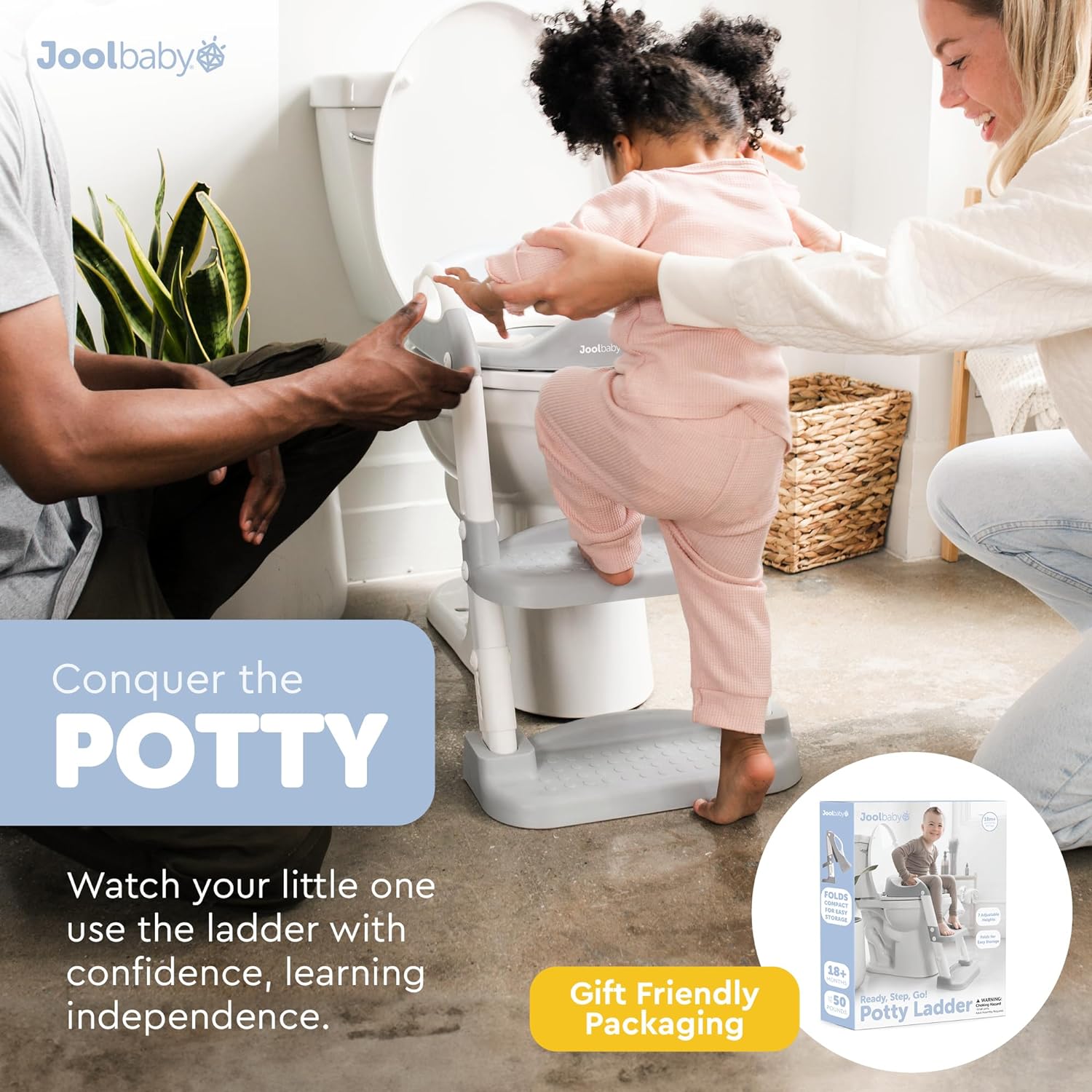 Loot Phoot™ Toilet Potty Training Seat with Step Stool Ladder Loot Phoot™