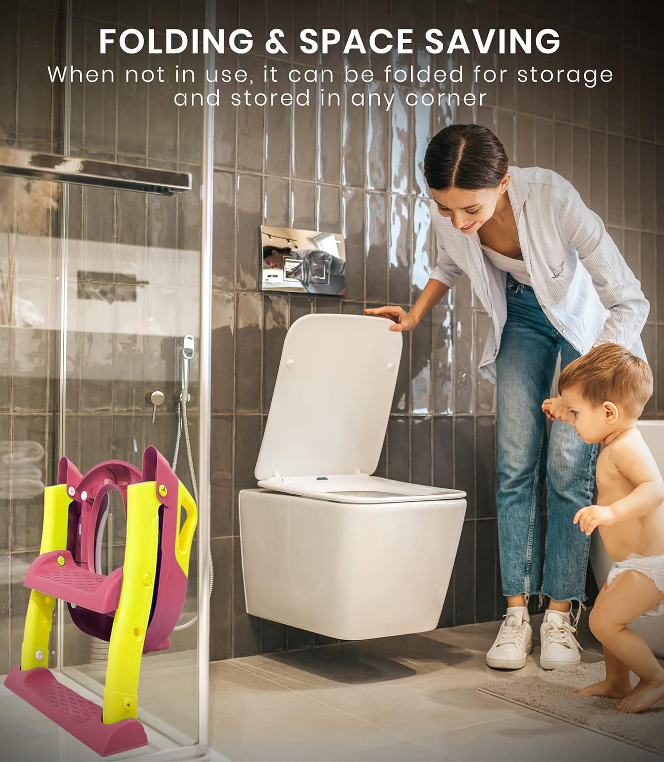 Loot Phoot™ Toilet Potty Training Seat with Step Stool Ladder Loot Phoot™