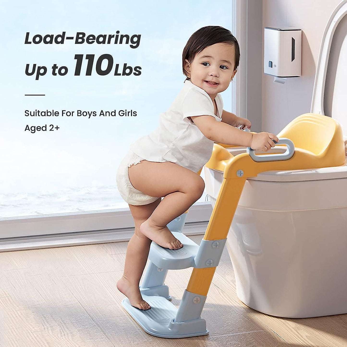 Loot Phoot™ Toilet Potty Training Seat with Step Stool Ladder Loot Phoot™