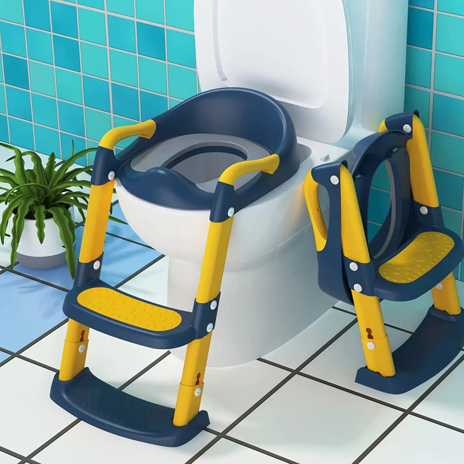 Loot Phoot™ Toilet Potty Training Seat with Step Stool Ladder Loot Phoot™
