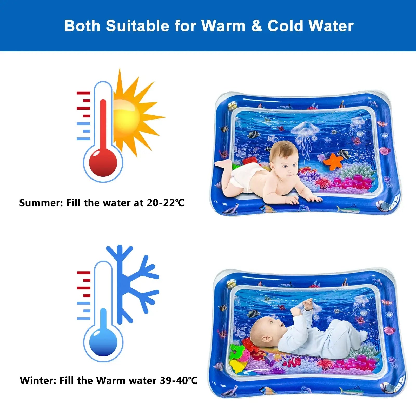 Portable Inflatable Baby Water Play Mat