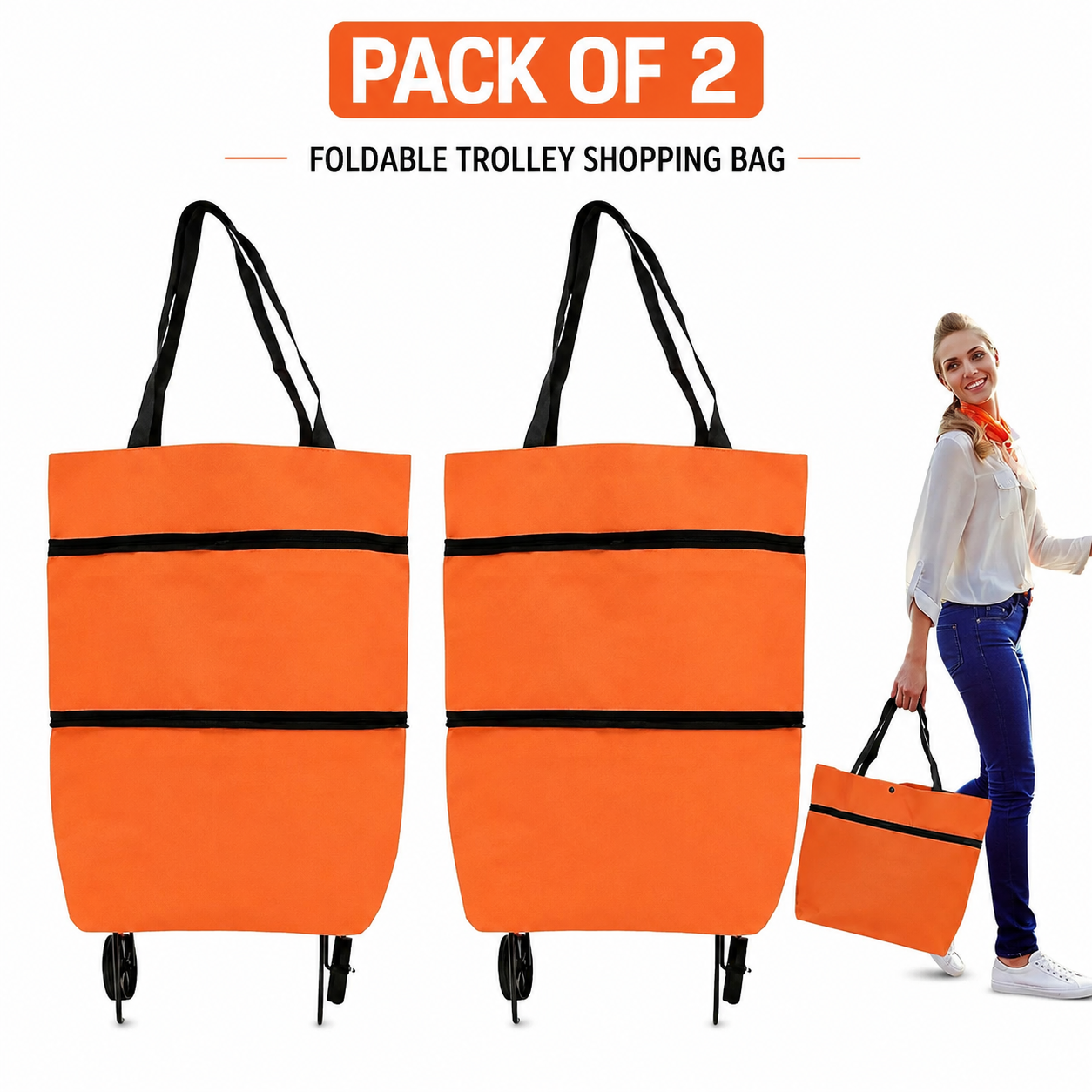Loot Phoot Expandable Travel Trolley Bag Loot Phoot™