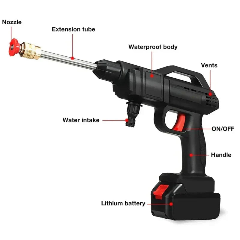 Portable Powerful Cordless High Pressure Washer