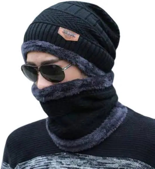Loot Phoot™ High Quailty Super Wool Cap with Neck Warmer set Loot Phoot™