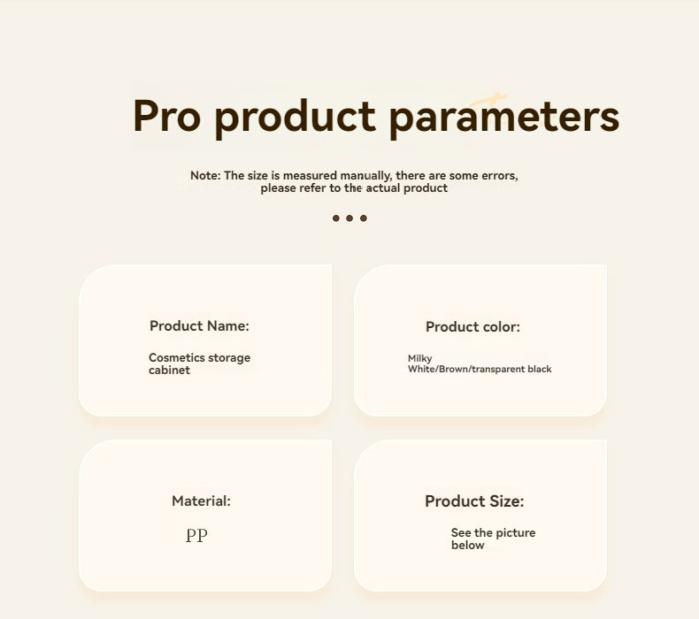 Elegant Makeup Organizer with Dual Drawers and Multiple Compartments