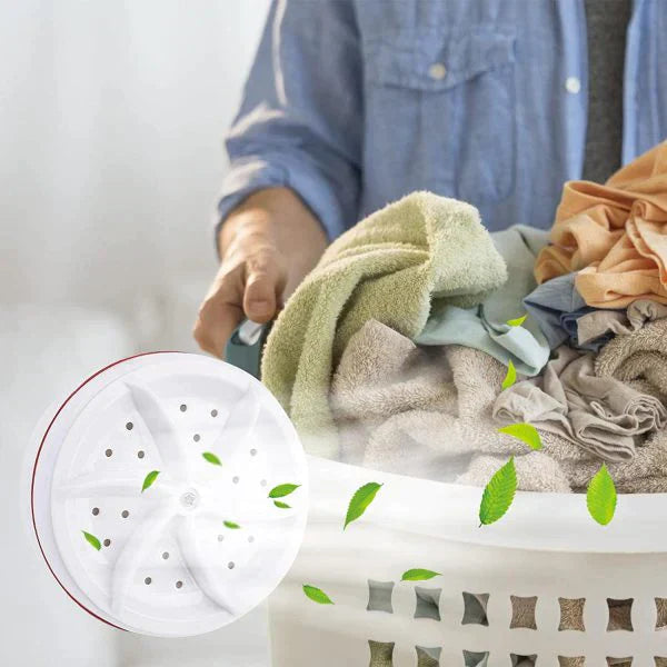 Loot Phoot™ Mini Washing Machine Dish Washer Portable Ultrasonic Turbine Washer Loot Phoot™