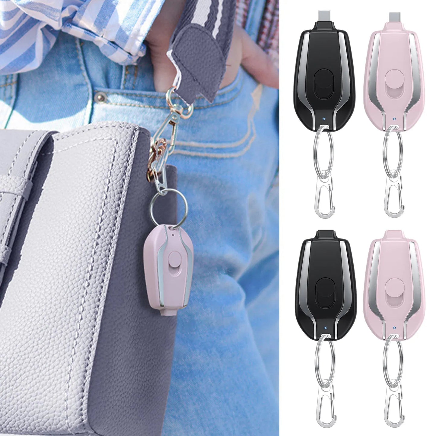 Loot Phoot™ Mini emergency power bank keychain Loot Phoot™