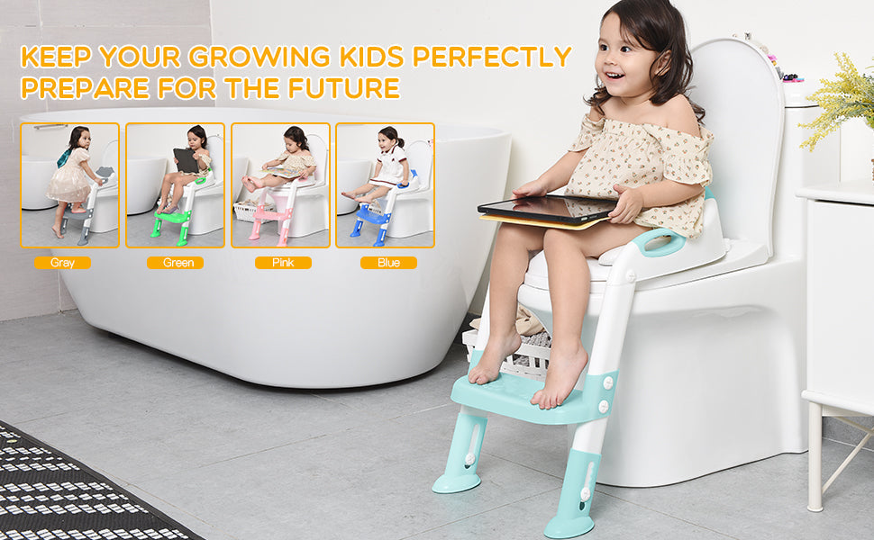 Loot Phoot™ Toilet Potty Training Seat with Step Stool Ladder Loot Phoot™