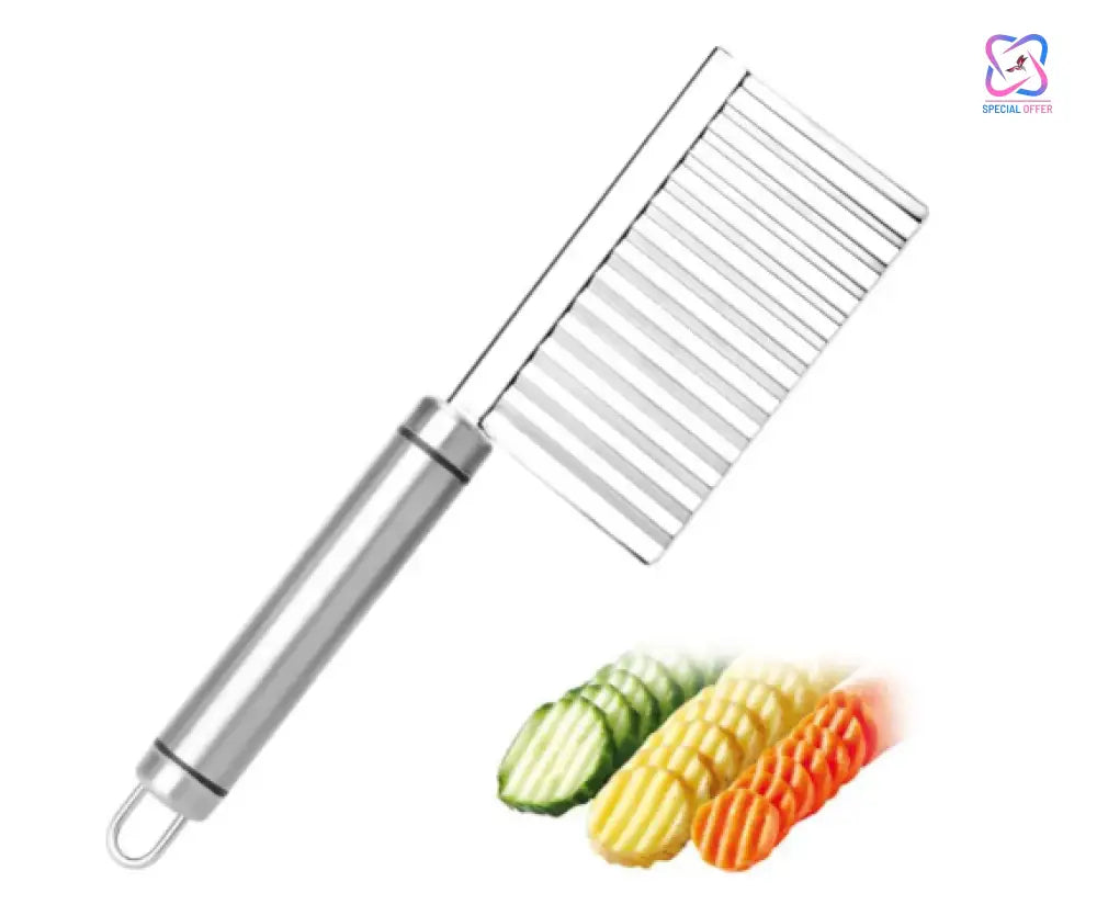 Loot Phoot™ Crinkle Wavy Chips and Potato Cutter(Delivery FREE) Loot Phoot™