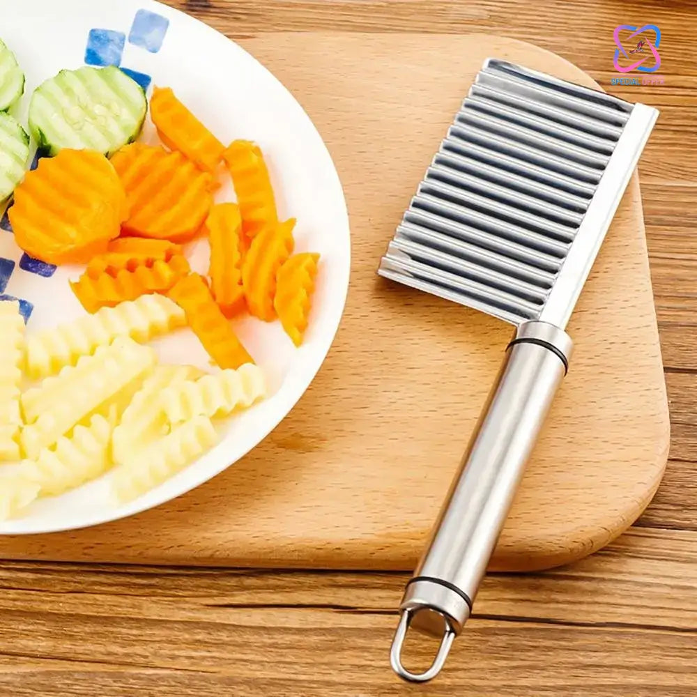 Loot Phoot™ Crinkle Wavy Chips and Potato Cutter(Delivery FREE) Loot Phoot™