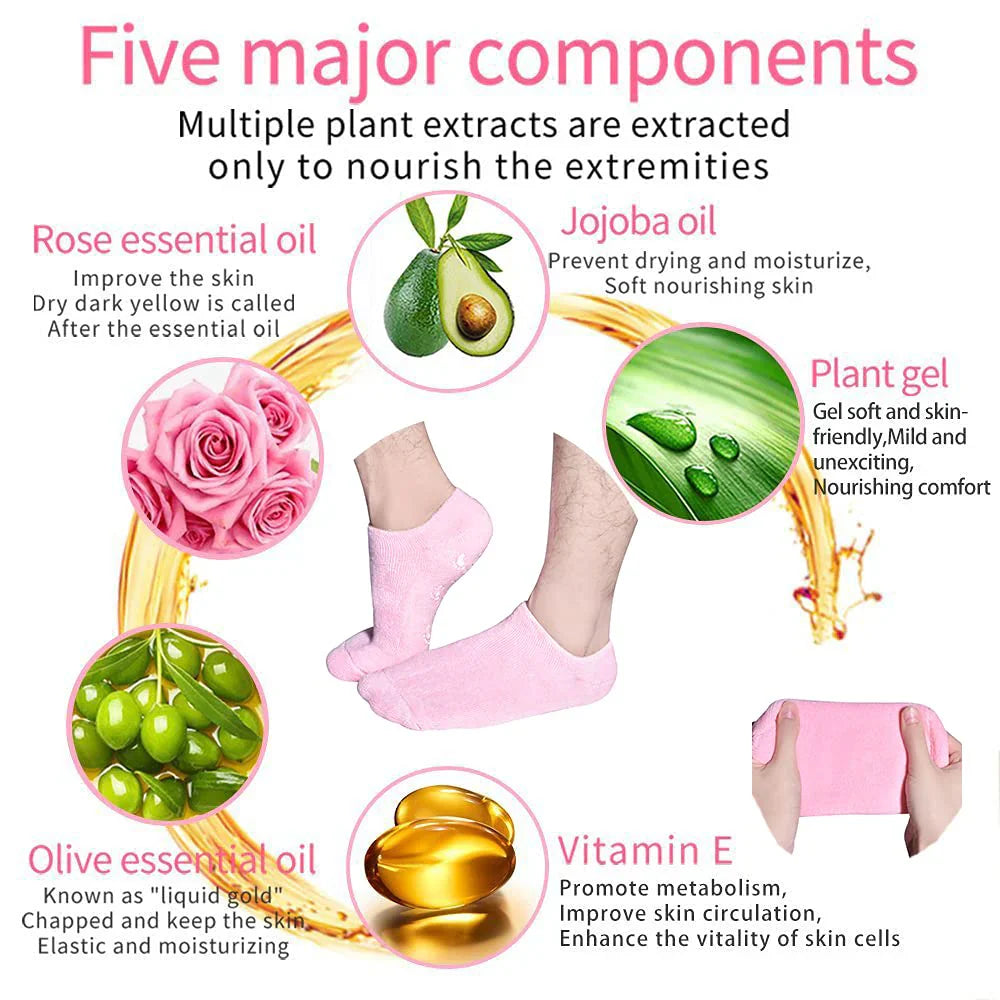 Loot Phoot™ Moisturizing Spa Gel Socks ( Hot Selling ) Loot Phoot™