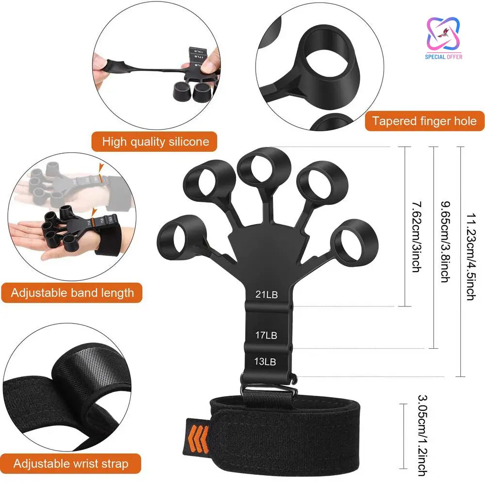 Loot Phoot™ Finger Gripper, Resistant Finger Exerciser Loot Phoot™