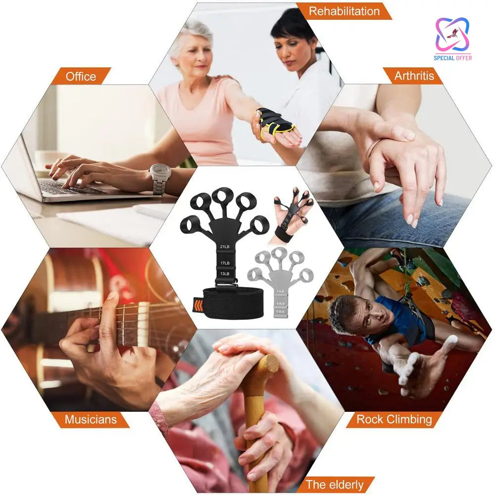 Loot Phoot™ Finger Gripper, Resistant Finger Exerciser Loot Phoot™