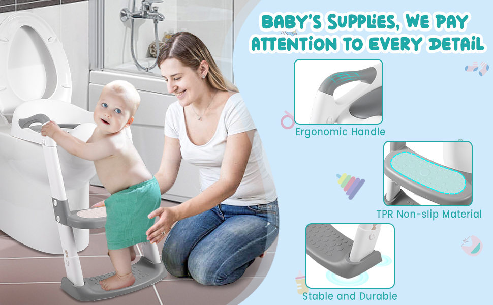 Loot Phoot™ Toilet Potty Training Seat with Step Stool Ladder Loot Phoot™