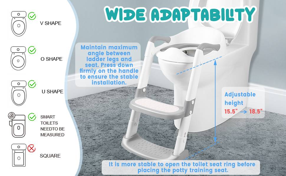 Loot Phoot™ Toilet Potty Training Seat with Step Stool Ladder Loot Phoot™