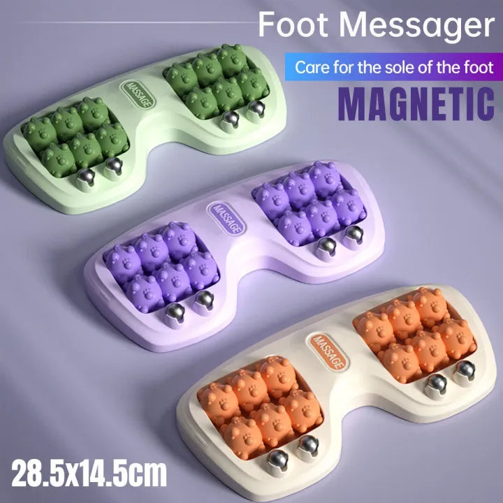 LootPhoot Wooden Roller Foot Massager for Relaxation, Reflexology and Foot Pain Relief