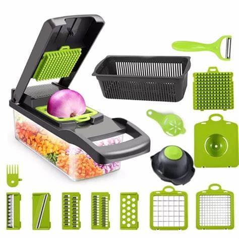 16 in 1 vegetable cutter multifunction kitchen tool for slicing grating and chopping